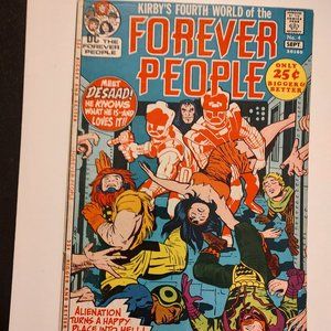 FOREVER PEOPLE #4 Cover Pencils by Jack Kirby, Inks by Vince Colletta